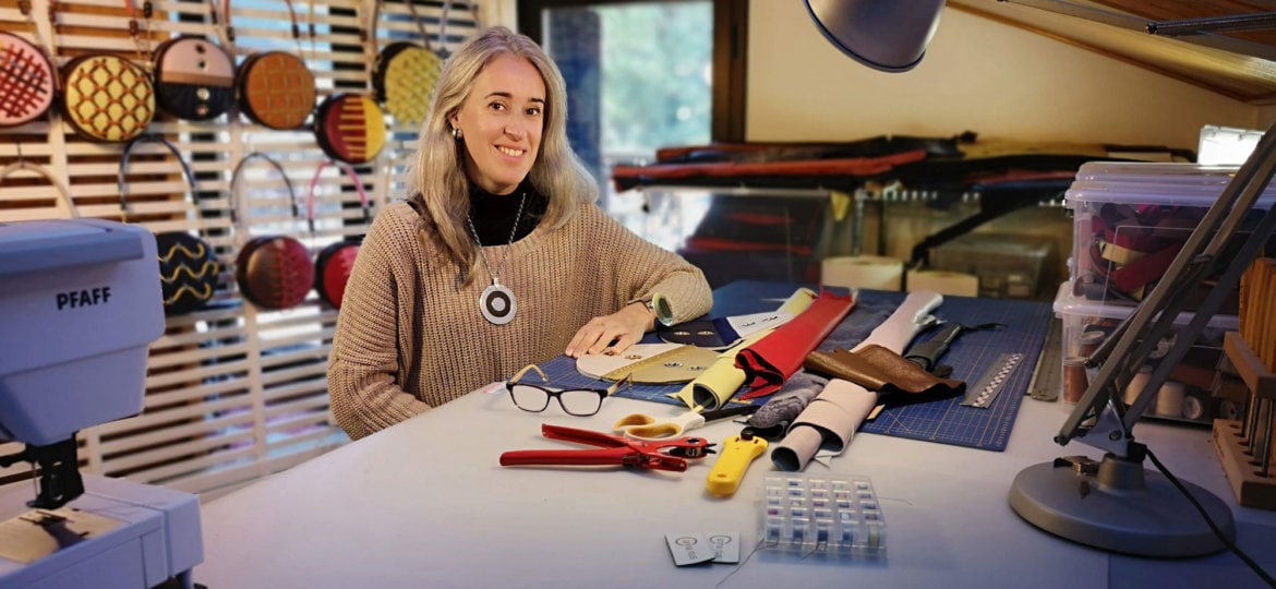 Anna Rius en su taller