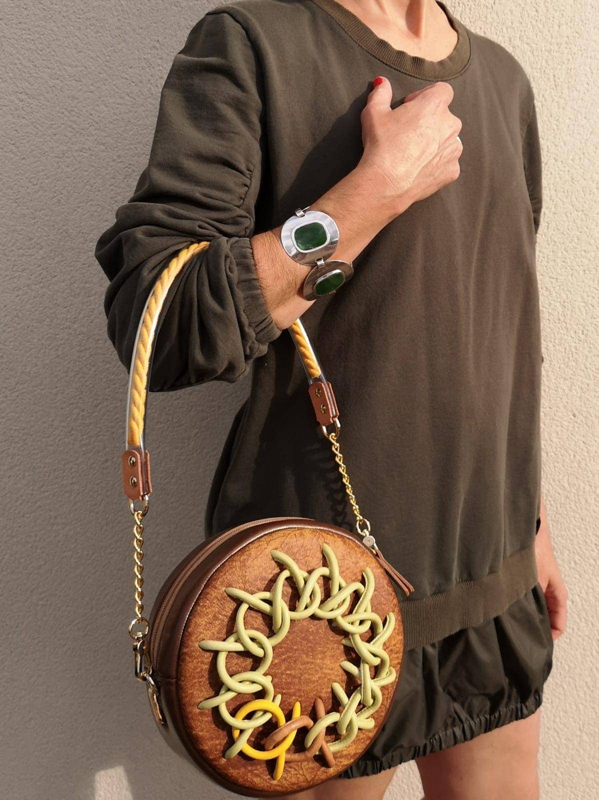 Bolso de la colección ROUND, fotografía editorial