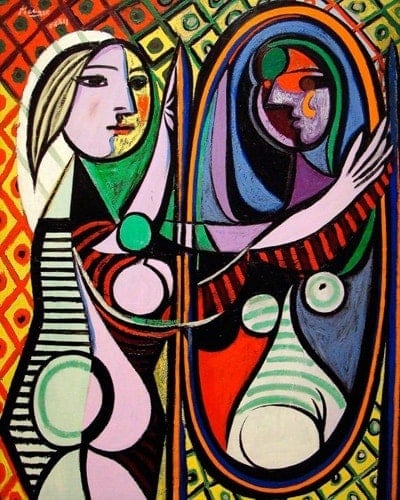 MUJER ESPEJO PICASO